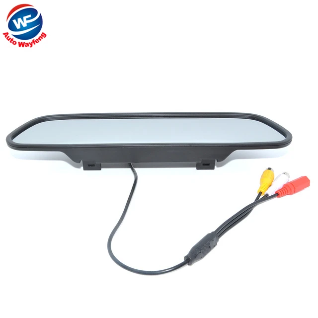 

2 in 1 ccd CCD backup reversing Camera +4.3" ccd 800*480 Car Mirror Monitor , rear view mirror monitor car parking camera WF