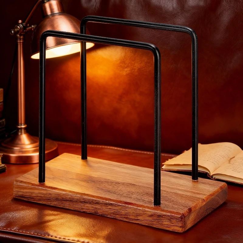 

Modern Ironwood Napkin Holder Used for Kitchen Dining Table Farmhouse Decoration Rural Desktop Tissue Holder Tissue Storage Rack