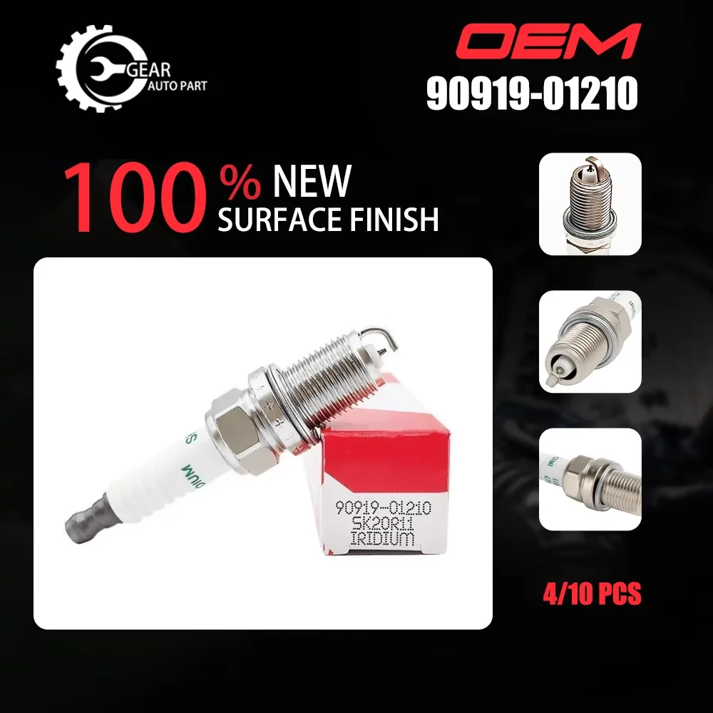 90919 01210 4/10pcs SK20R11 90919-01210 Japan Iridium spark plugs for Toyota Scion Camry RAV4 Tundra Lexus 4.7L/V8 9091901210
