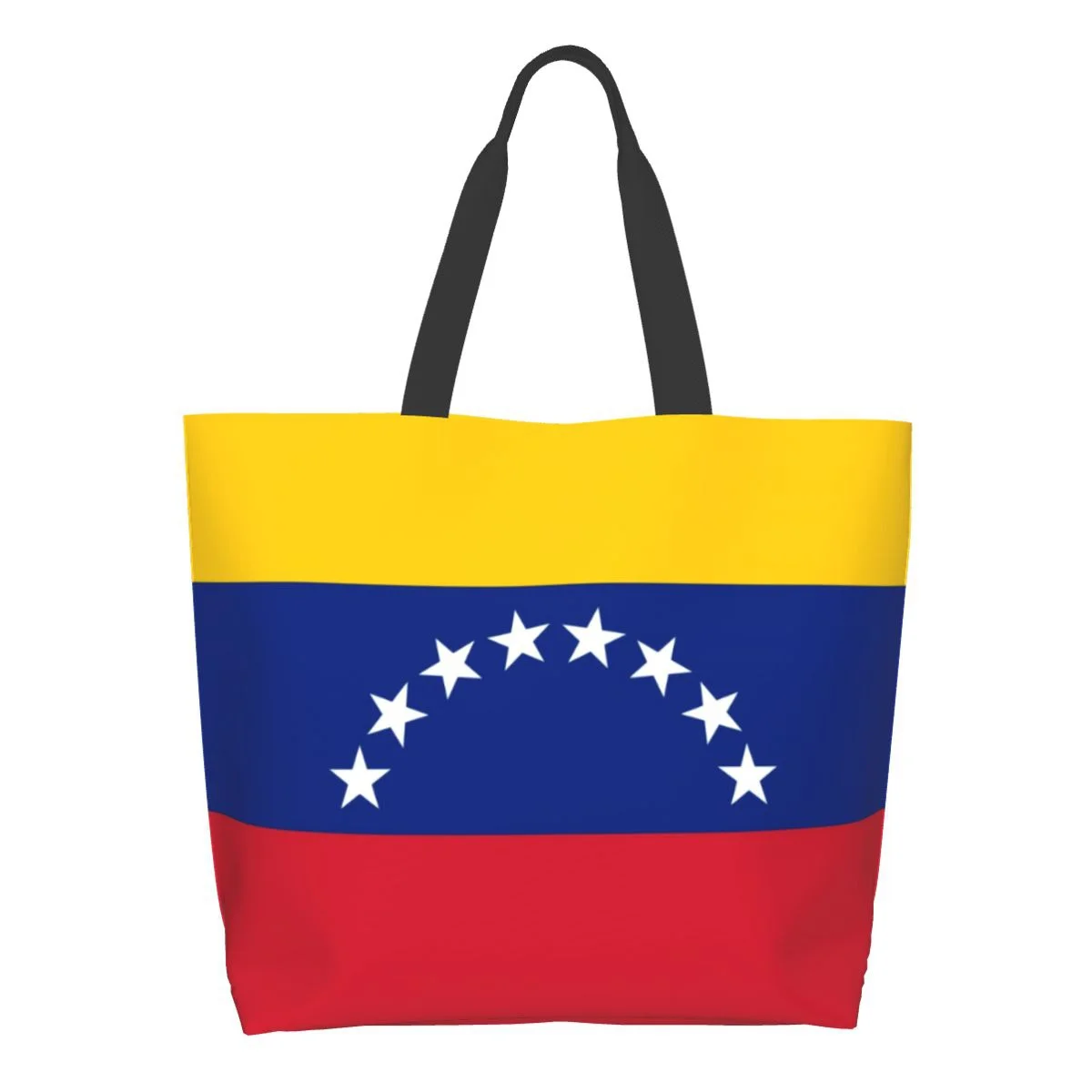 

Women Shoulder Bag Venezuela Flag Large Capacity Shopping Grocery Tote Bag For Ladies