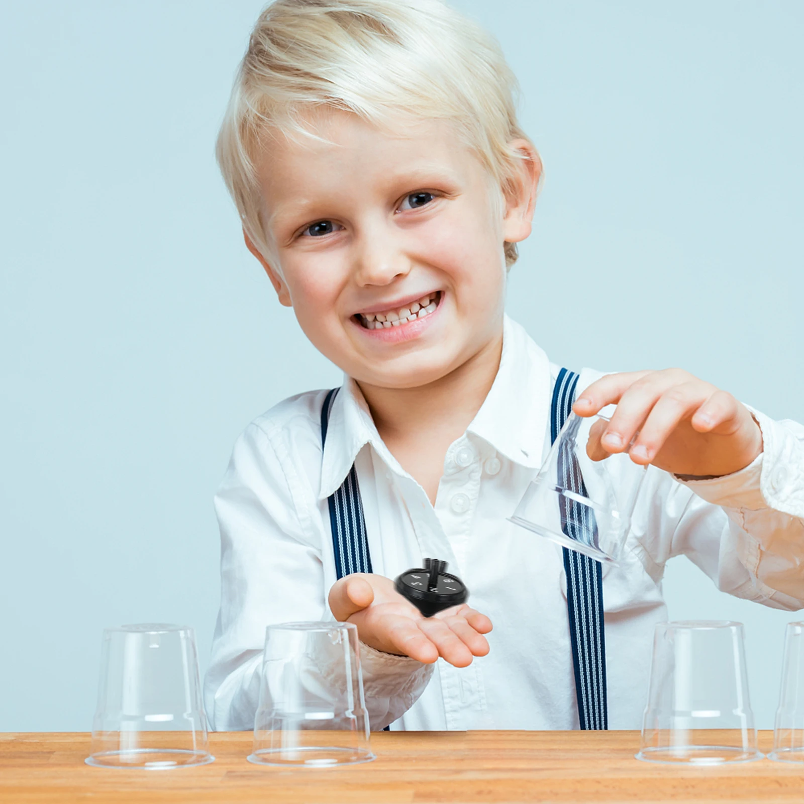 

10 set Gyro Prop Creative Compact Lightweight Stage Party Decor Performance Magician Gimmick Top Funny Convenient Practical