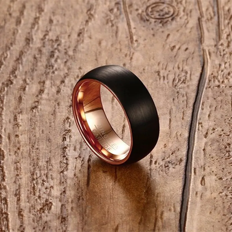 8MM Stainless Steel Rings for Men and Women Birthday Gift Tyre Pattern