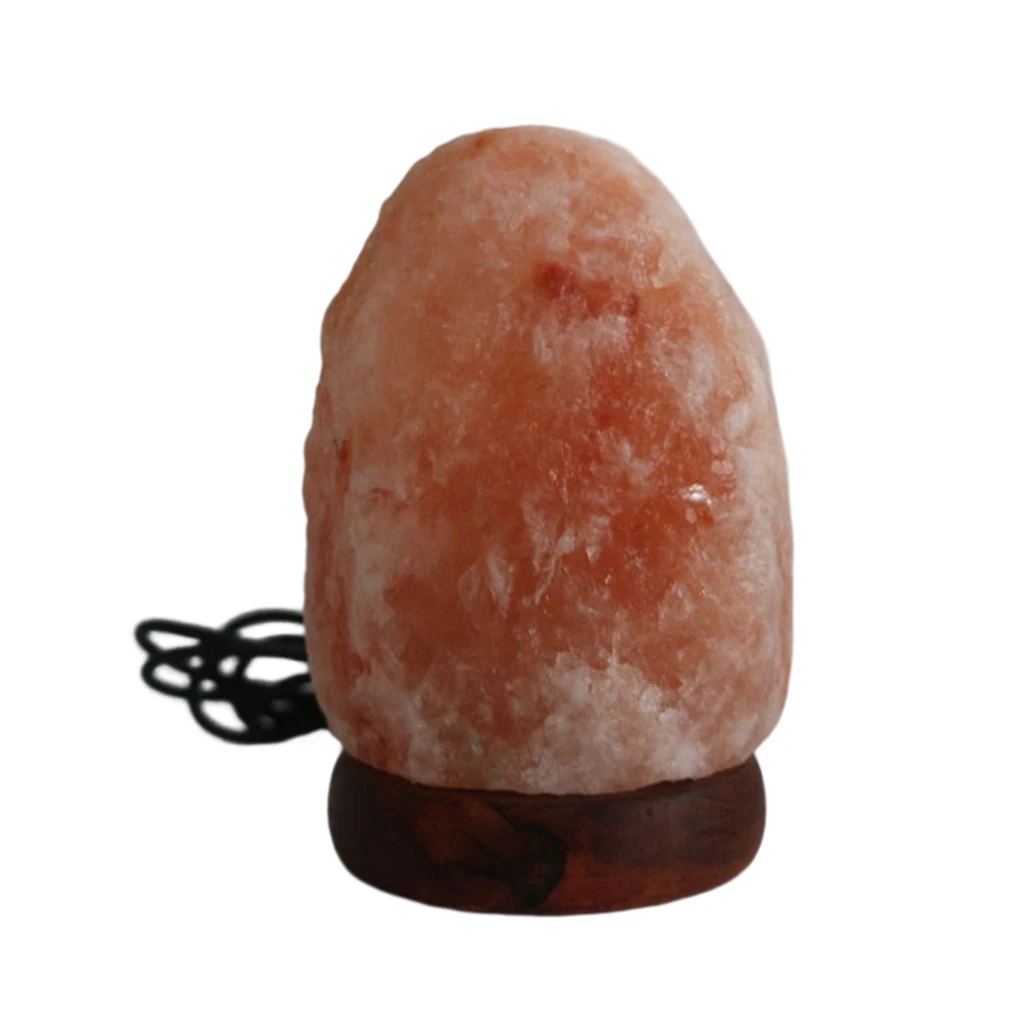 USB Table Night Light Desk Bedside Decoration Natural Salt Lamp Home Office Dining Room Lighting Supplies for Kids