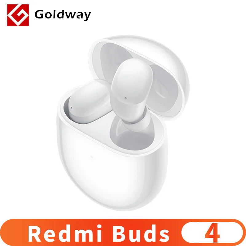 Xiaomi Redmi Buds 4 TWS Earphone Bluetooth 5.2 35dB Active Noise Cancelling 2 Mic Wireless Headphone 30 Hours Battery Life IP54