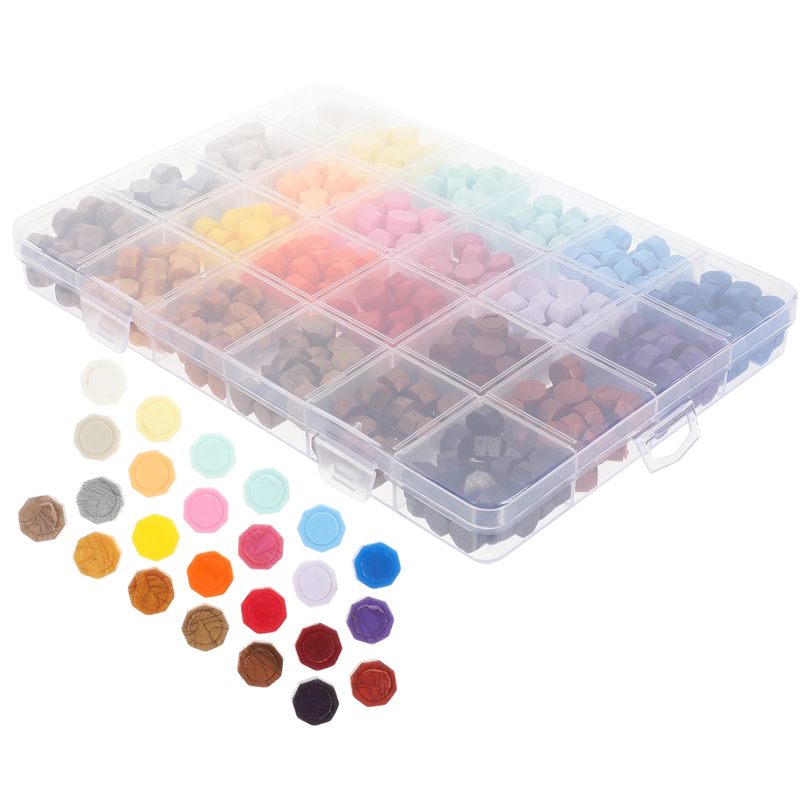 ختم الشمع الخرز مثمنة خمر الملونة DIY بطاقات دعوات الزفاف المغلف ديكور لوازم الحرفية