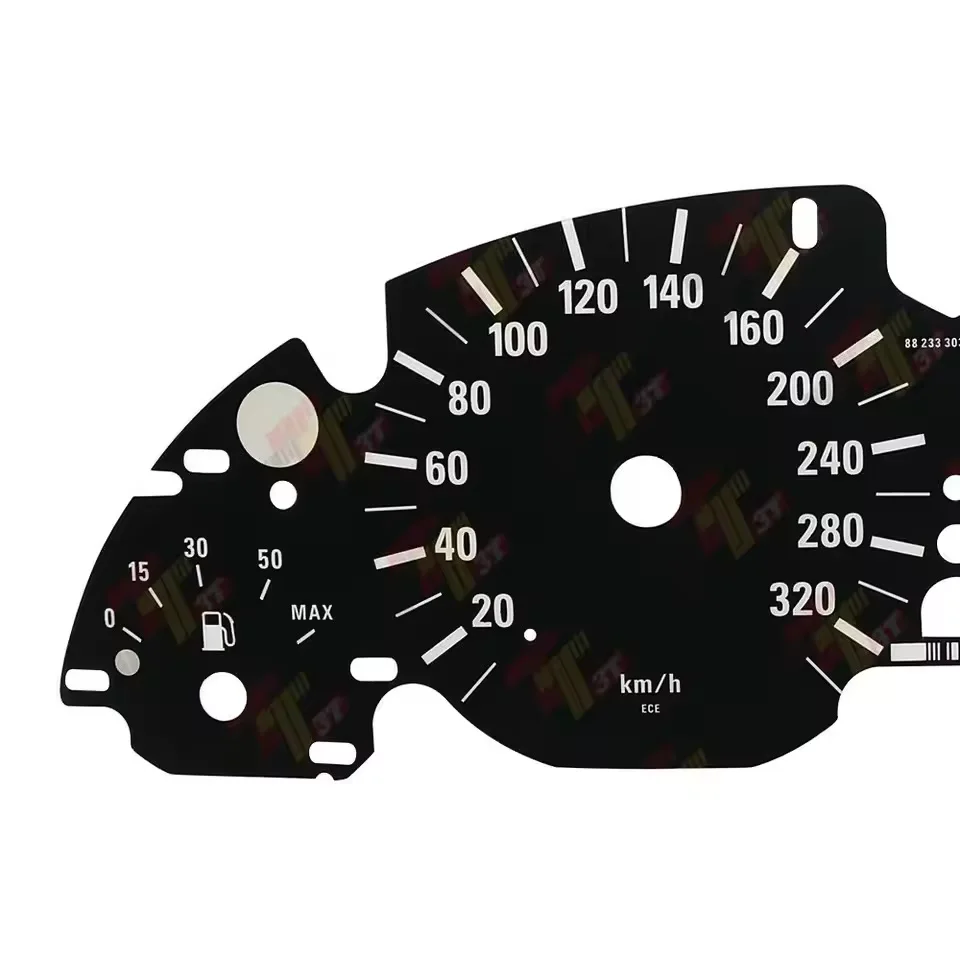 Gauge Face Overlay for BMW E38 E39 E53 X5 Instrument Cluster 140MPH 240km/h 320KM/H