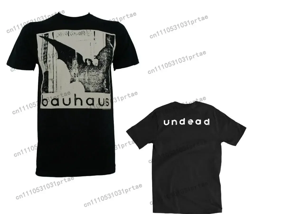 Y2k Vintage T Shirt 2026 Bauhaus T-shirt Bela Lugosi Is DeadBrand New Rock Tees Print Cotton Top Casual Loose Streetwear Unisex