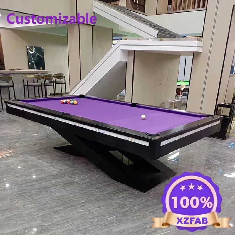 Factory Direct 2026 Simple High Quality Black Eight Billiards Table Private Home Indoor Club