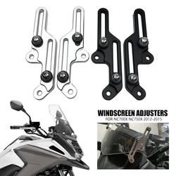 Motorcycle CNC Windscreen Adjusters Airflow Adjustable Windshield Bracket For HONDA NC700X NC750X NC 700X NC750 X 2012-2015 2014