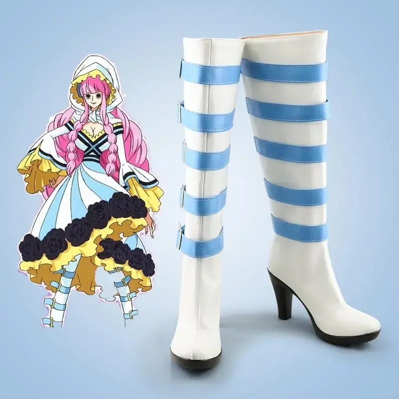 

Anime Perona Cosplay Boots Shoes Halloween Costume Accessories Props