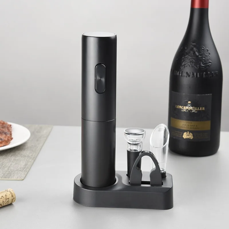 

Most Popular Rechargeable Battery 5 In 1 Automatic Wine Bottle Corkscrew With Foil Cutter Electric Wine Opener