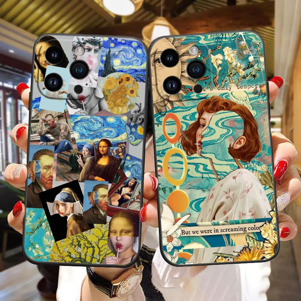 Ancient Greek Aesthetic Art Phone Case For iphone Apple 15 14 13 12 11 Pro XS Max Mini X SE 2020 2022 8 7 Case Funda Coque Shell