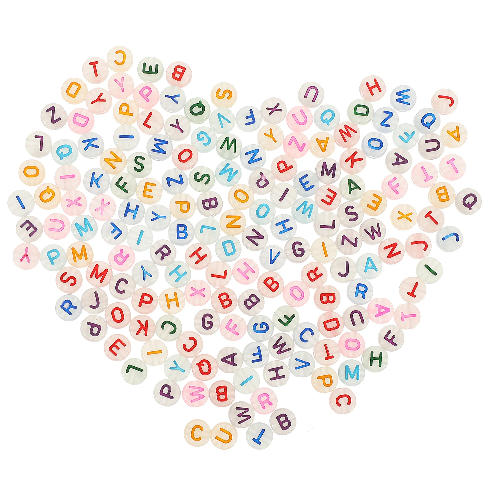 500 قطعة توهج ملون في الظلام الخرز السلس الجولة مضيئة فاصل DIY بها بنفسك مجوهرات سوار قلادة صنع لوازم الحرفية السائبة