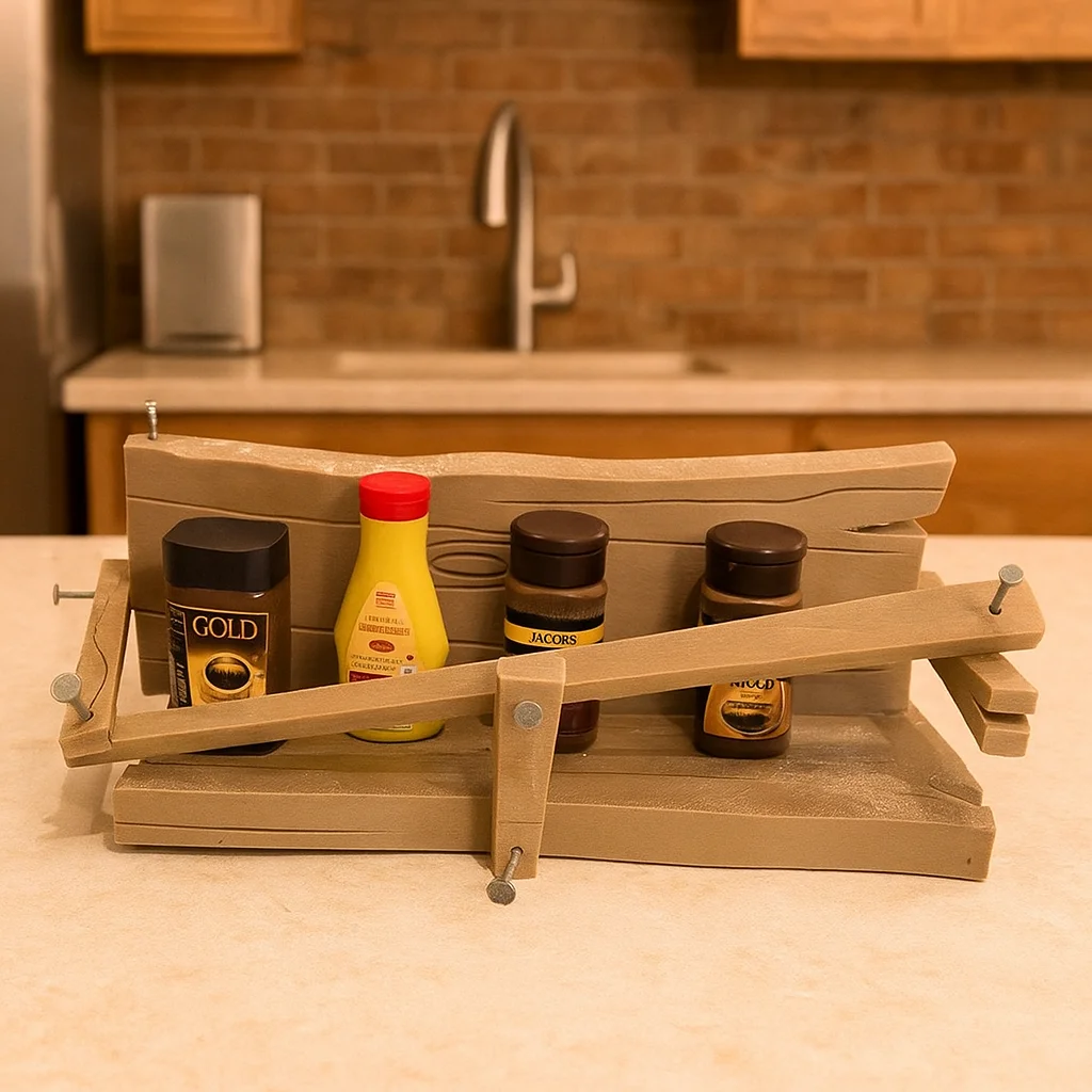 

Funny Kitchen Storage Homer Simpson Spice Rack ，Kitchen Condiment Storage Rack