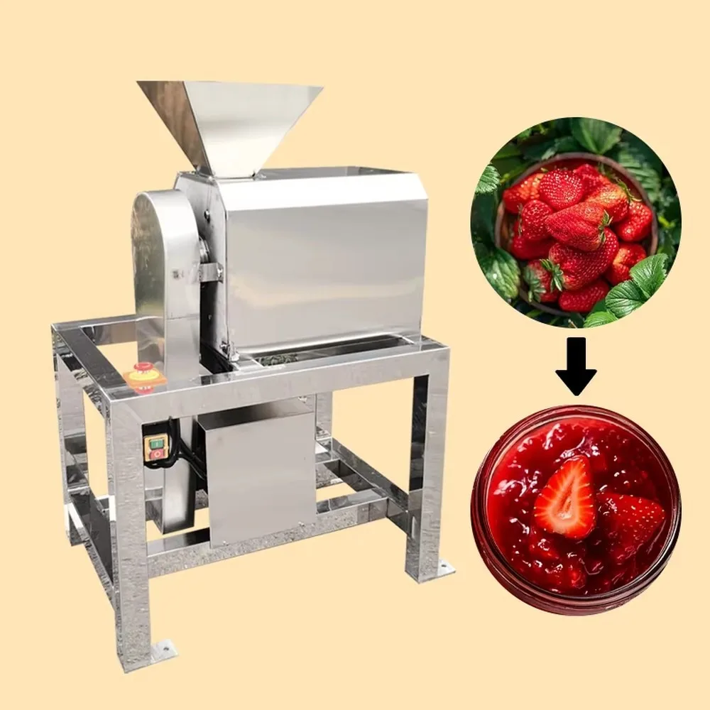 Heavy Duty Single Channel Fruit Pulper Machine Durable Commercial Juicer Processing Equipment for Small Businesses