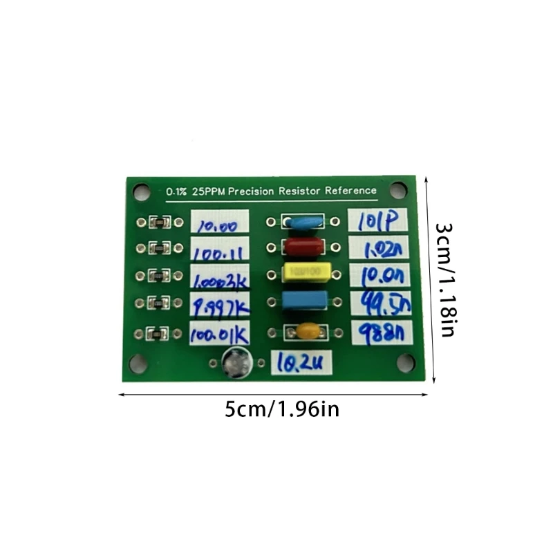 Placa referência do resistor Placa capacitância resistência Placa padrão do resistor