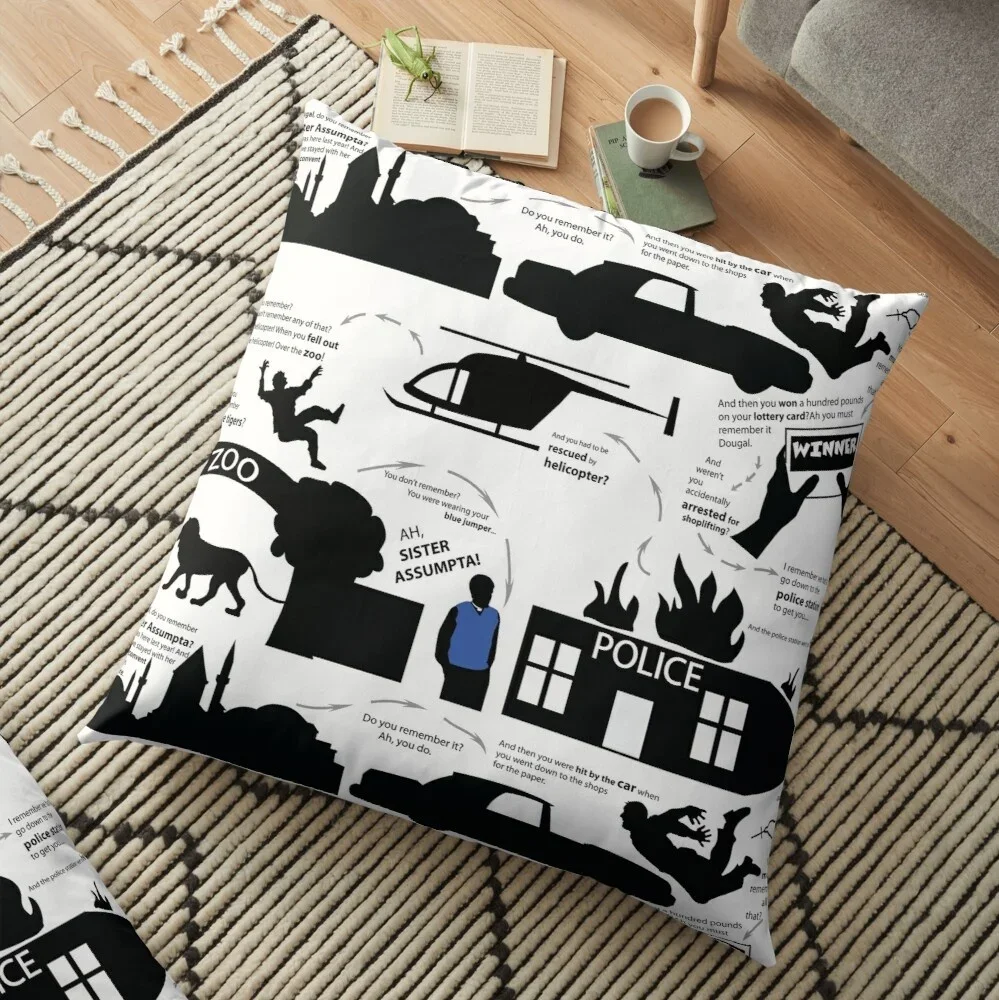 Father Ted Sister Assumpta Sofa Bed Home Decor Pillow Case Cushion Cover Gifts