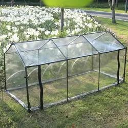 Mini Greenhouse Tent Easy Assembly Clear Tent Gardening Germination for Backyard Outdoor Indoor Flower Vegetable Plant Protect