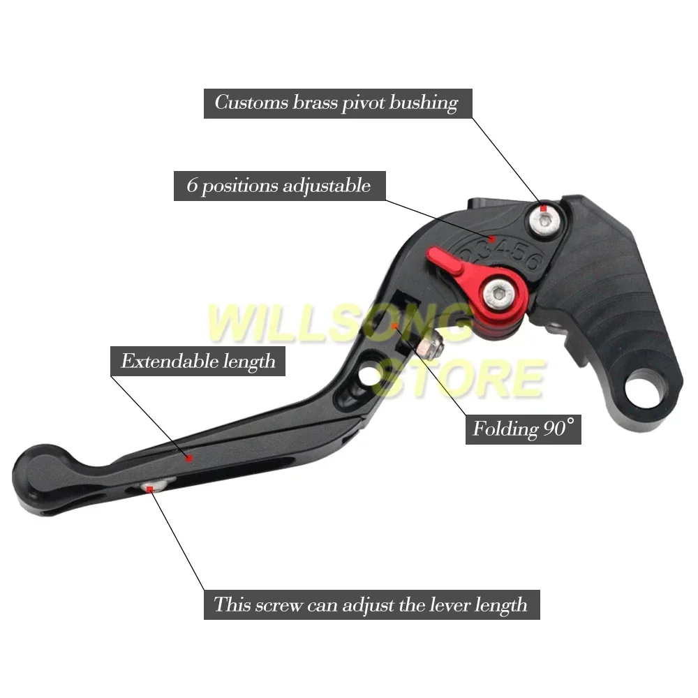 Brake Clutch Lever Folding Extendable Adjustable For HONDA CB600F CB900F HORNET CBF600 N/S CBR600 F2/F3/F4/F4I CBR900RR REPSOL