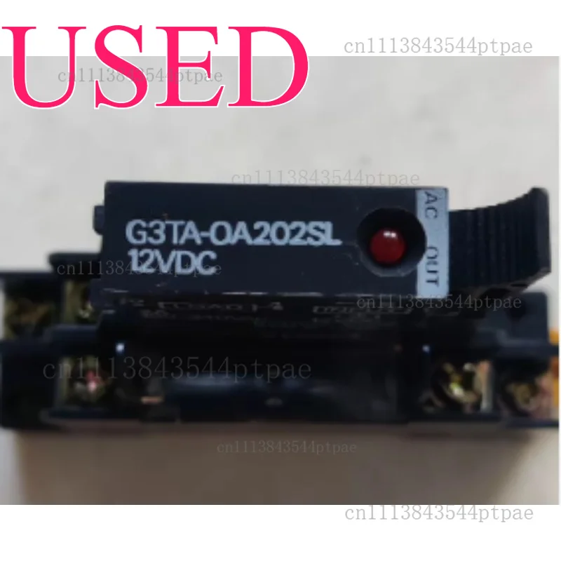 One relay: g3ta-oa202sl ac output, g3ta-odx02s dc output 2a, 12vdc. input dc12v, dc9.6-13.2v working voltage（real picture taken）