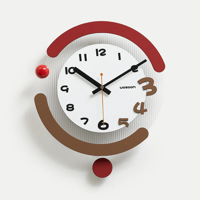 Zml creative wall clock - new home decor for living room, dining room, minimalist wall clock
