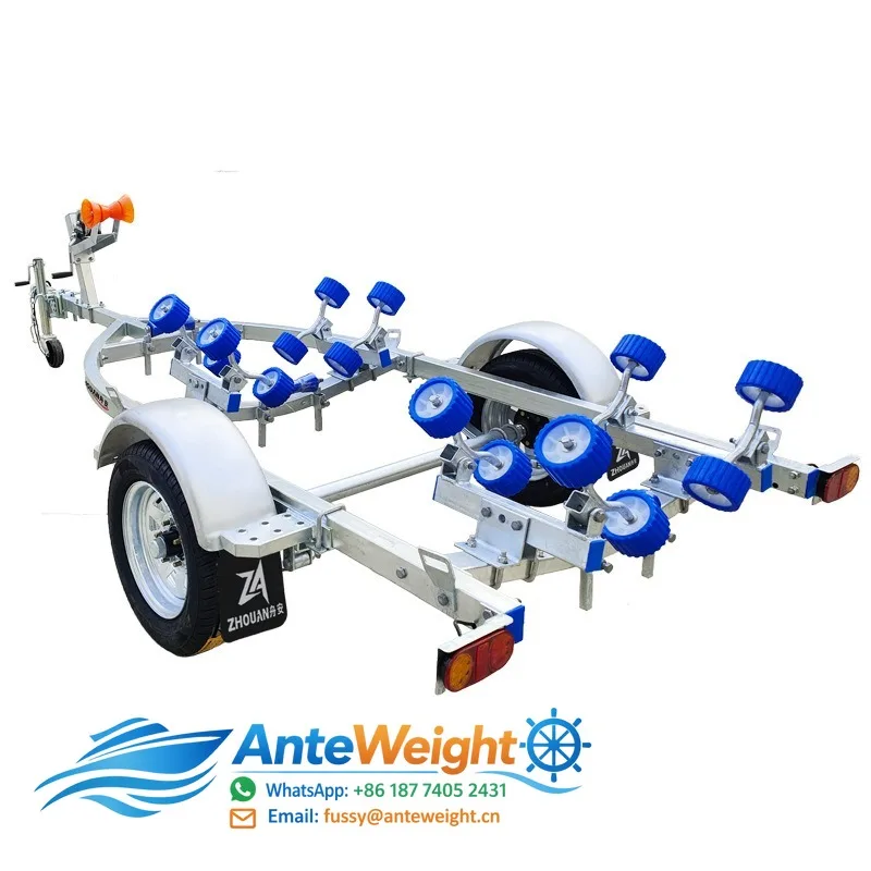 Rescue Dinghy & Inflatable Boat Trailer, Speedboat Patrol Boat Dolly | Factory Direct Custom Manufacturer