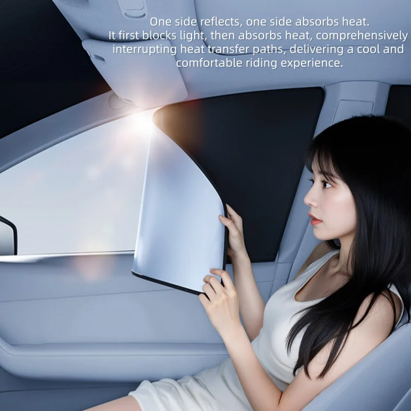 

1-4pcs Universal Magnetic Window Shades for Cars Heat Reduction Privacy Protection Auto Sunshades Car Privacy Curtains Parts