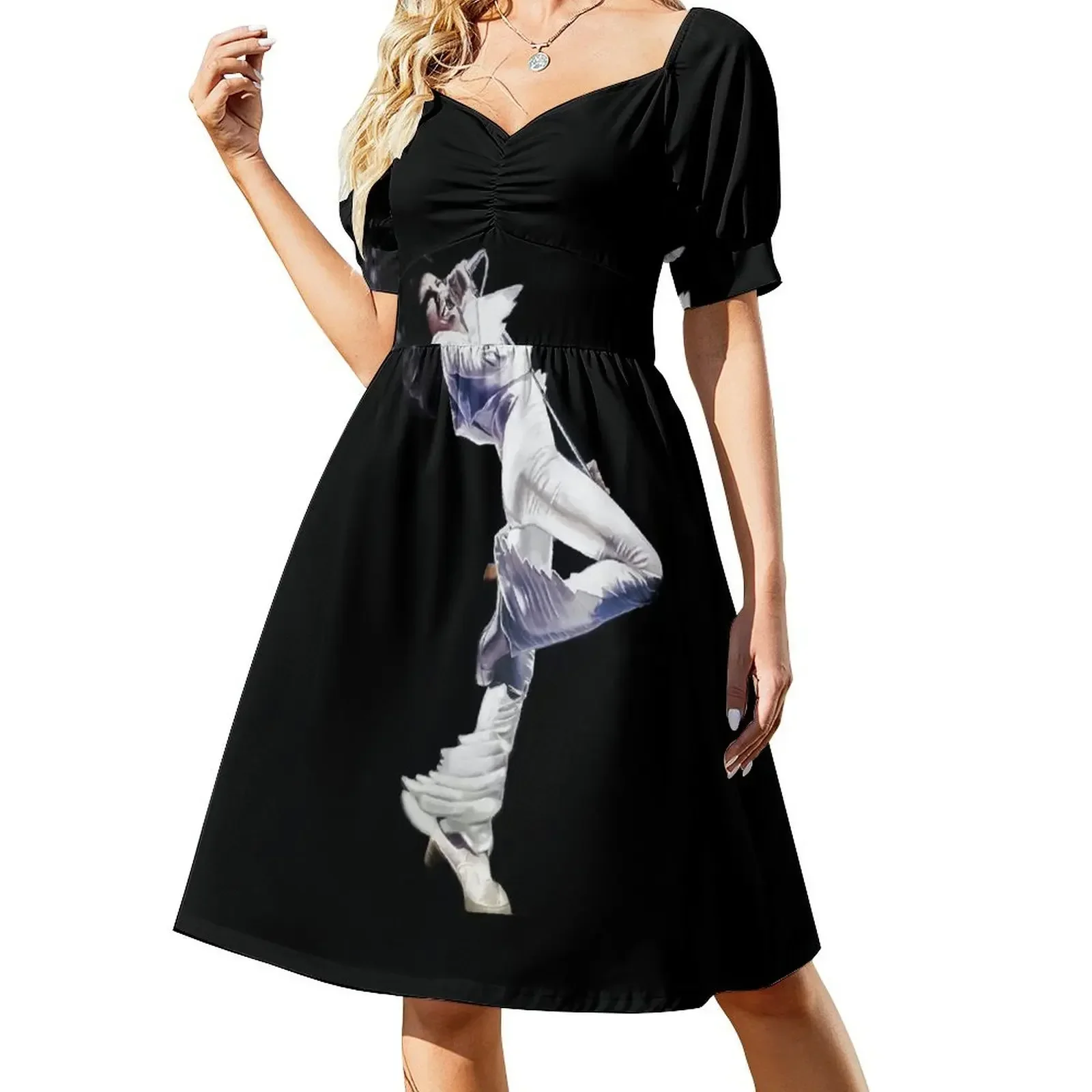 

Flying Angel Short-Sleeved Dress Cocktail of dresses chic and elegant woman dress Dress