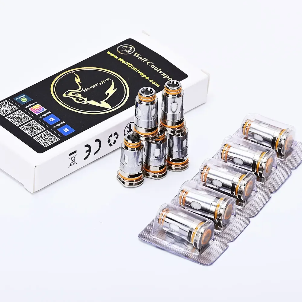10 Aegis Boost Coil B Series 0.4ohm/0.6ohm MTL vape KA1 vape Zeus Nano Tank GV Boost Pods replacement coil - gallery image 5