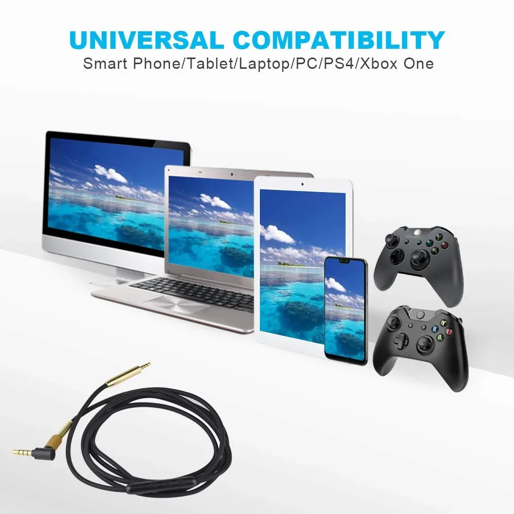 OFC استبدال النايلون مضفر تمديد كابلات الحبل ل Bose QC25 QC35 NC700 QuietComfort 25 35 700 سماعات