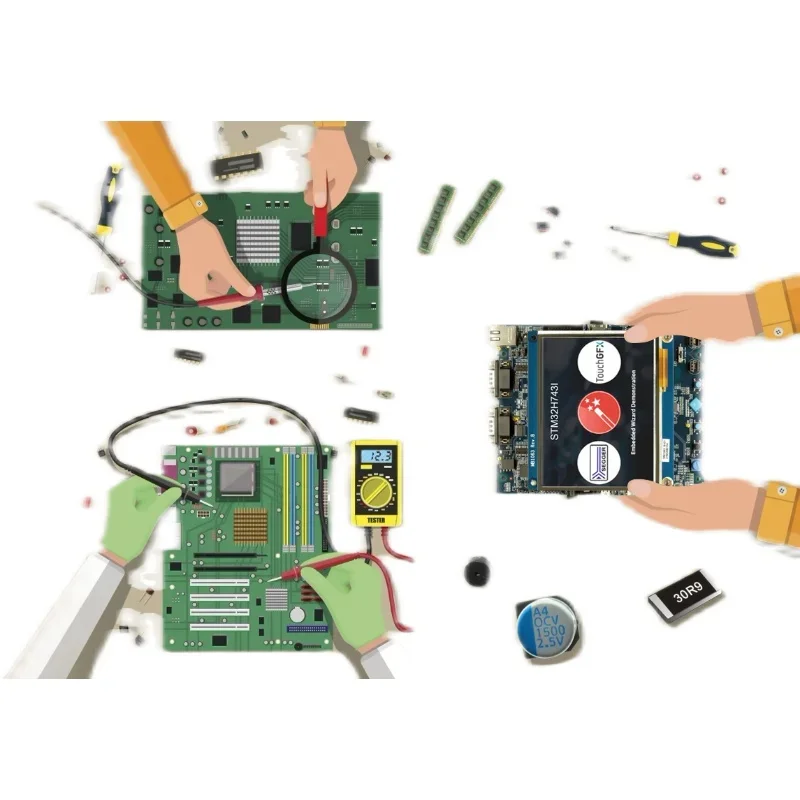 STM32L0538-DISCO مجلس التنمية STM32L053C8 Cortex-M0 + 32MHz 64KB فلاش منخفض الطاقة