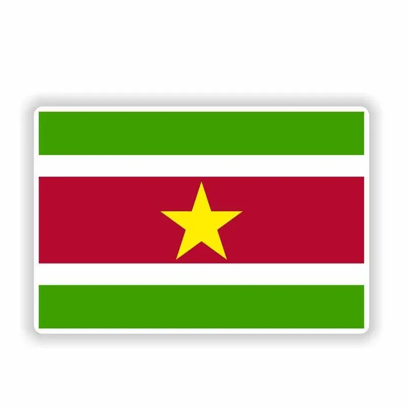 

Personalized customization Styling SURINAME Flag Window Car Sticker Waterproof Reflective Sunscreen Decal Accessories