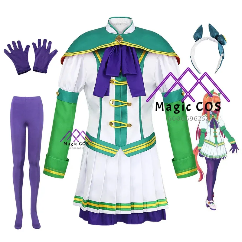 Game Pretty Derrbyy Photo-Ready Special Week Oguri Cap Silence Suzuka Halloween Party Essential Cosplay Costume Lolita Dress