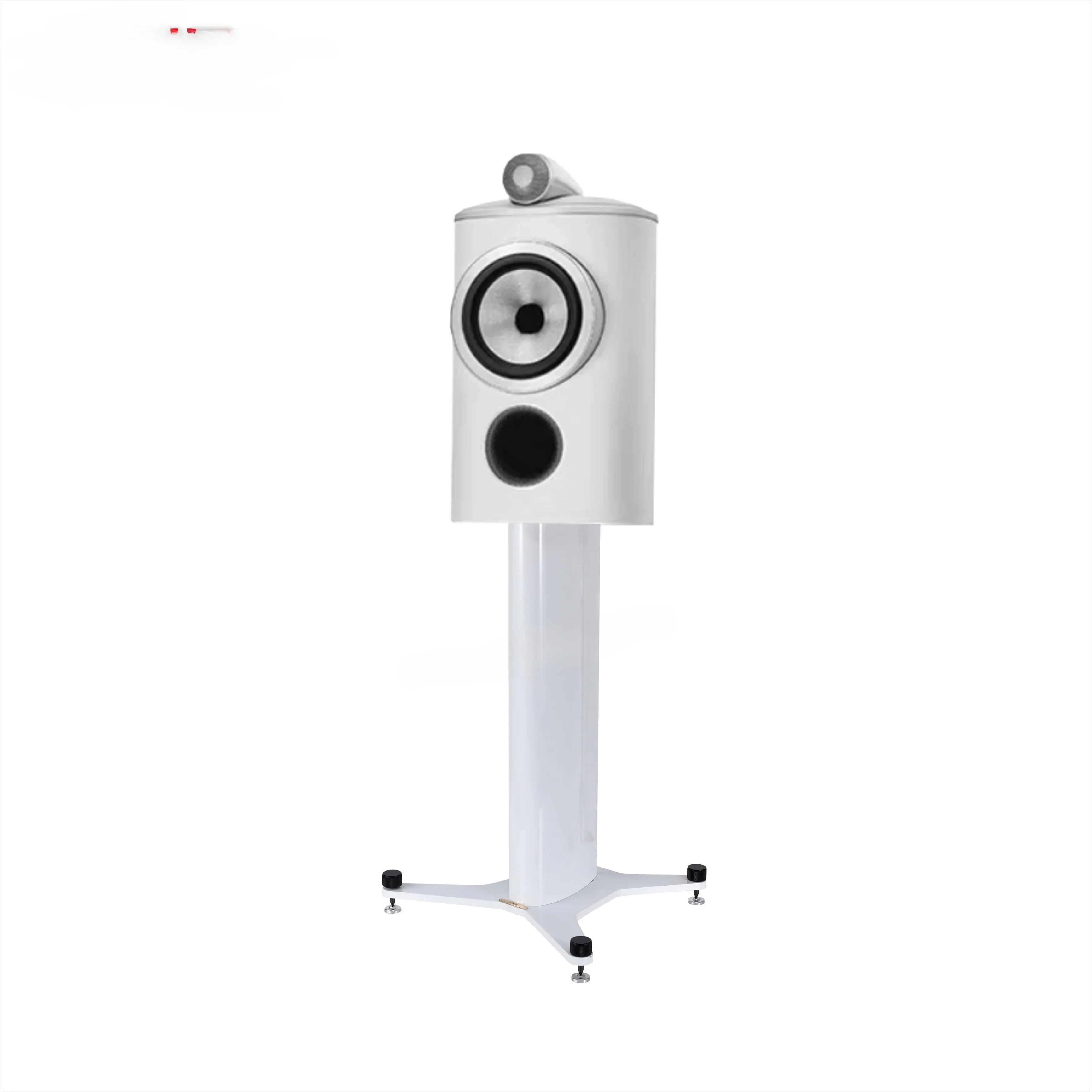 Matte glossy speaker tripod suitable for center surround bookshelf box metal bracket