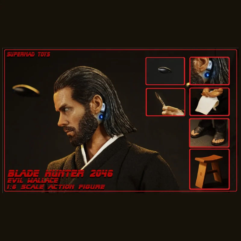 

Supermad Toys Blade Runner 2046 Evil Wallace масштаб 1/6, экшн-фигурка, полный набор, модель из ПВХ, Коллекционная модель для любителей кино и декора