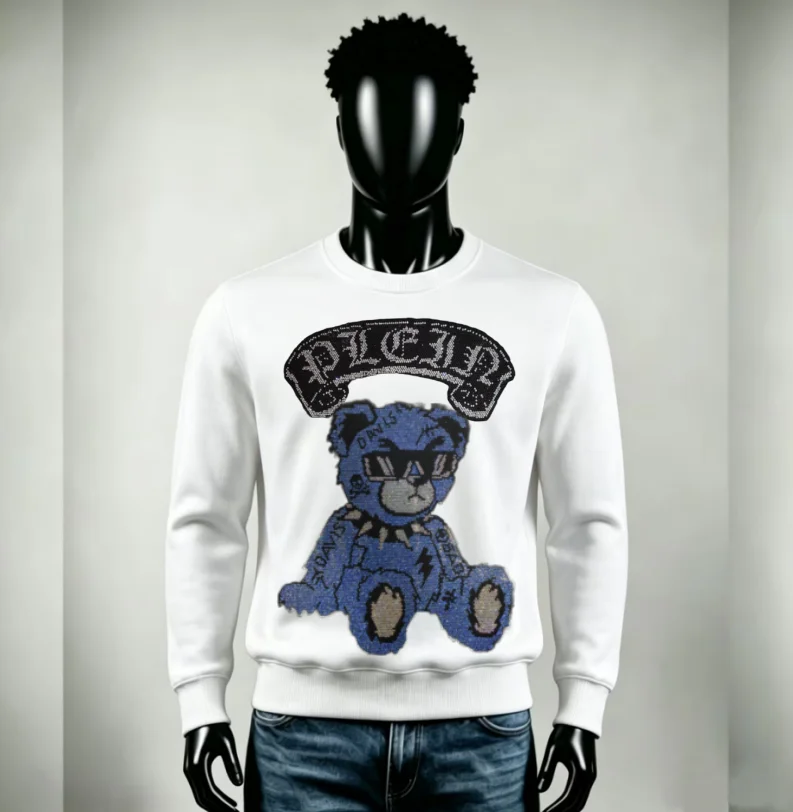 Brand Hip‑Hop Streetwear Pullover Men Designer Winter Casual Long Sleeve Tops