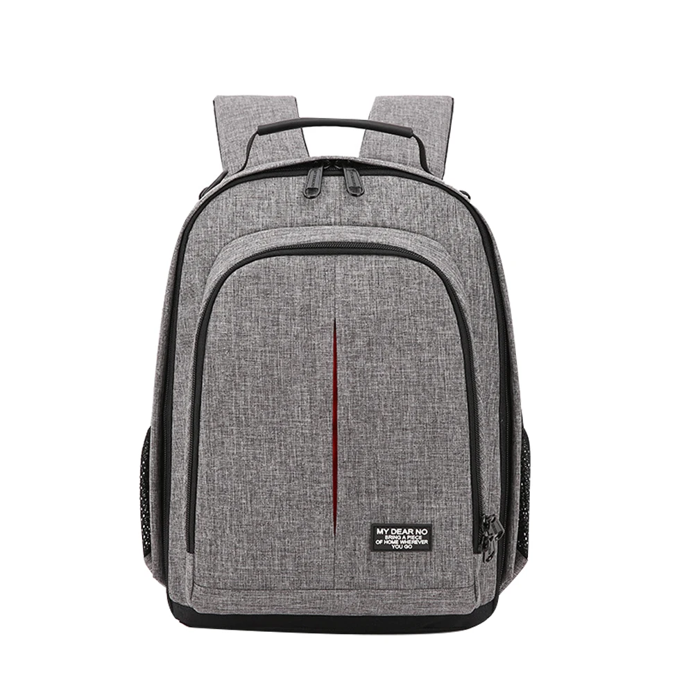 

Waterproof Backpack Camera Bag Photo Backpacks for Photographers Travel Handbag Dark Grey Bags Woman