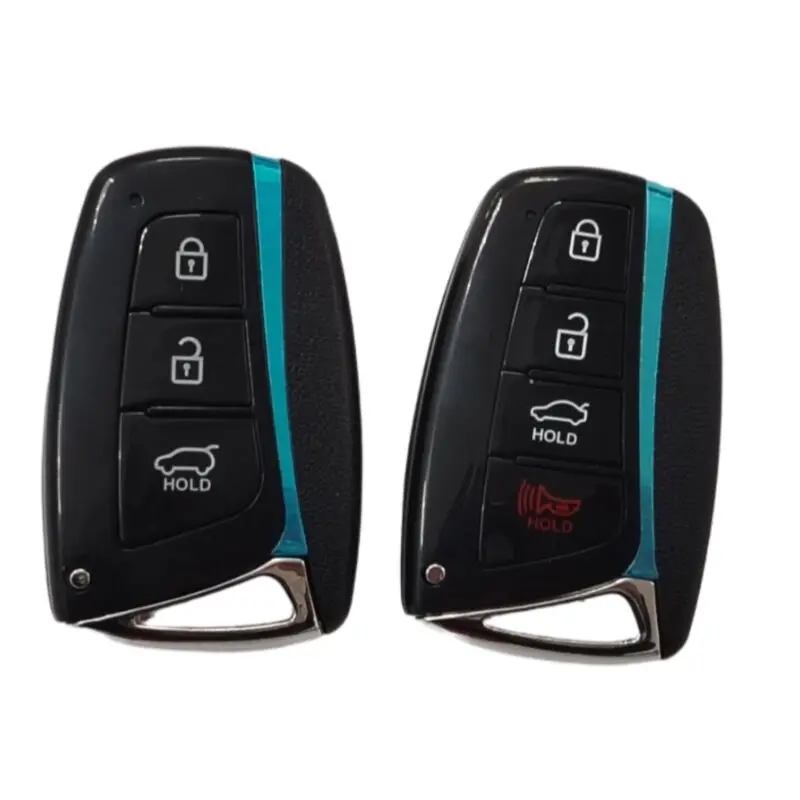 Smart Remote Key Shell Case 3/ 4 Buttons For Hyundai Genesis Santa Fe Equus Az