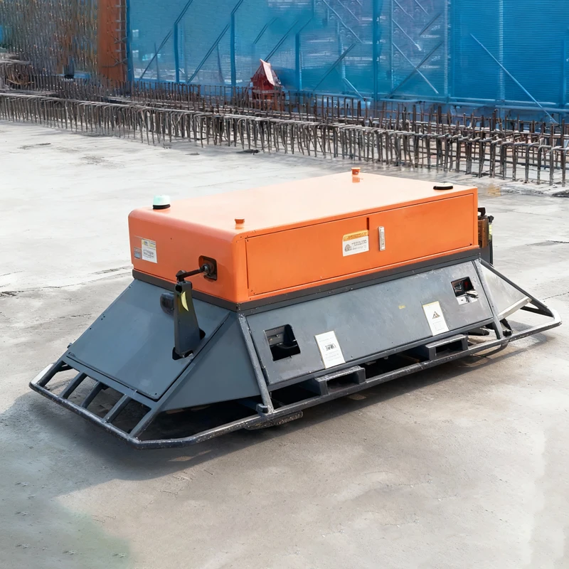 Machine à lisser à double disque télécommandée - Contrôle de mouvement personnalisé pour une construction de précision