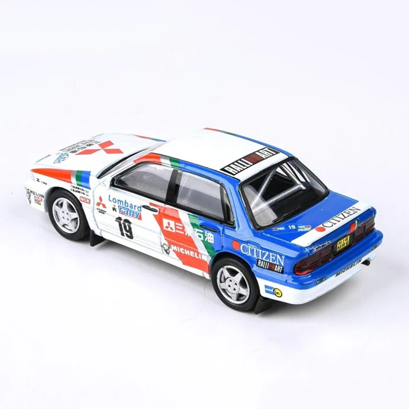 PARA 1:64 Galant VR4 voiture de rallye en alliage moulé sous pression et véhicules jouets modèle de voiture Miniature échelle modèle de voiture jouets pour enfants