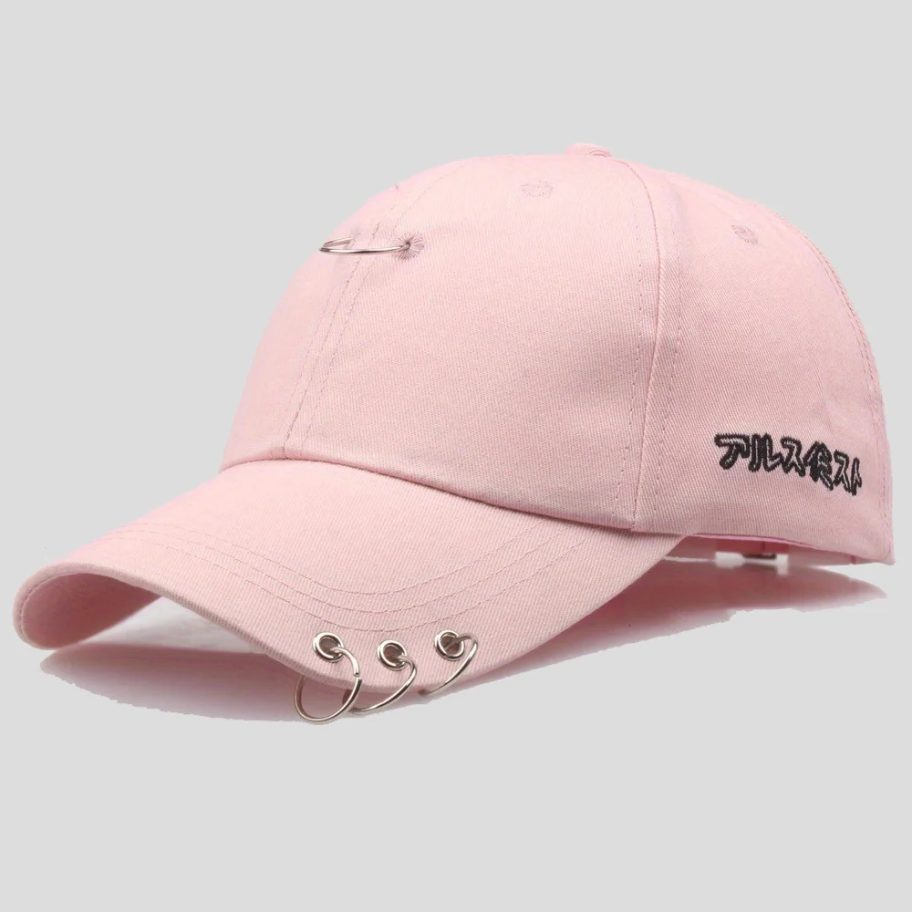

Hip Hop Women's Baseball Cap With Ring Circle Snapback Hats For Men Women Unisex Adjustable