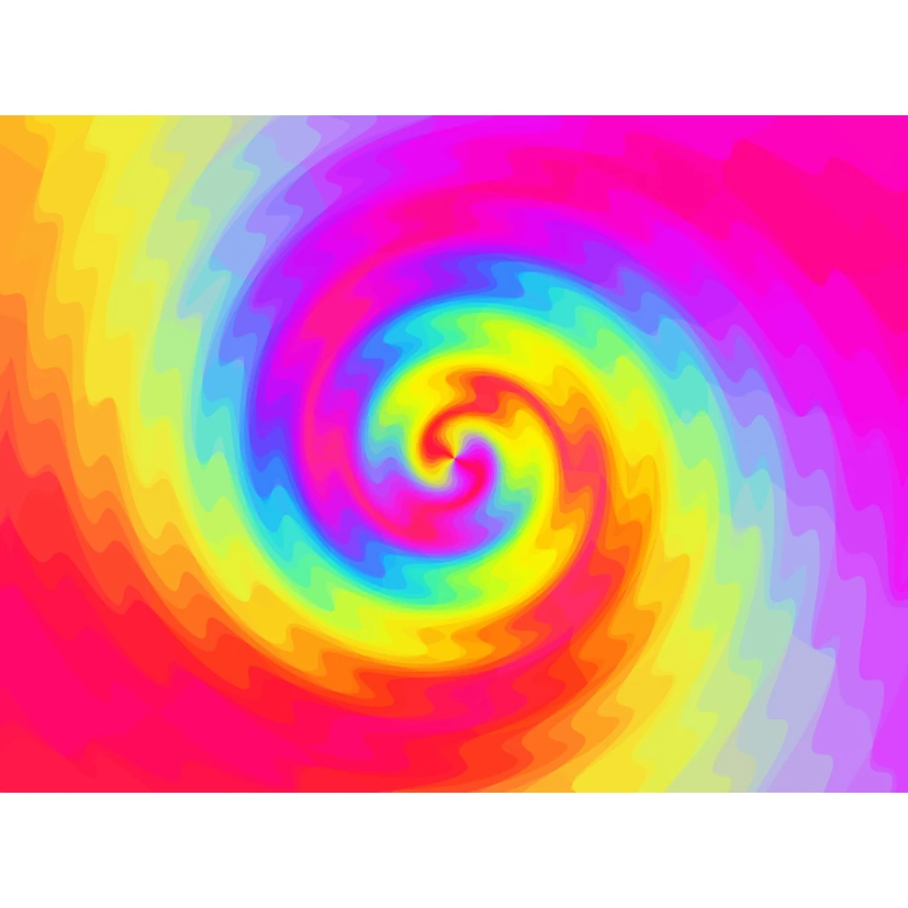 Psychedelic Spiral Jigsaw Puzzle 500/1000/1200/2000 Pieces Abstract Art Paper Puzzle for Adults Mind Challenge Home Decor Gift