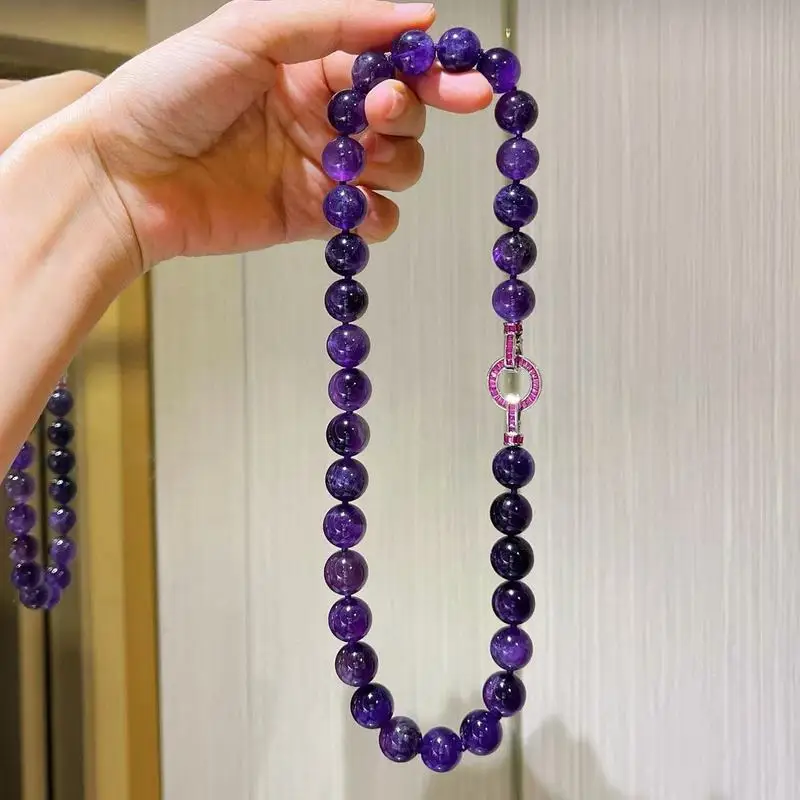 12mm-large-high-quality-necklace-with-a-deep-purple-hue-natural-amethyst-clavicle-chain