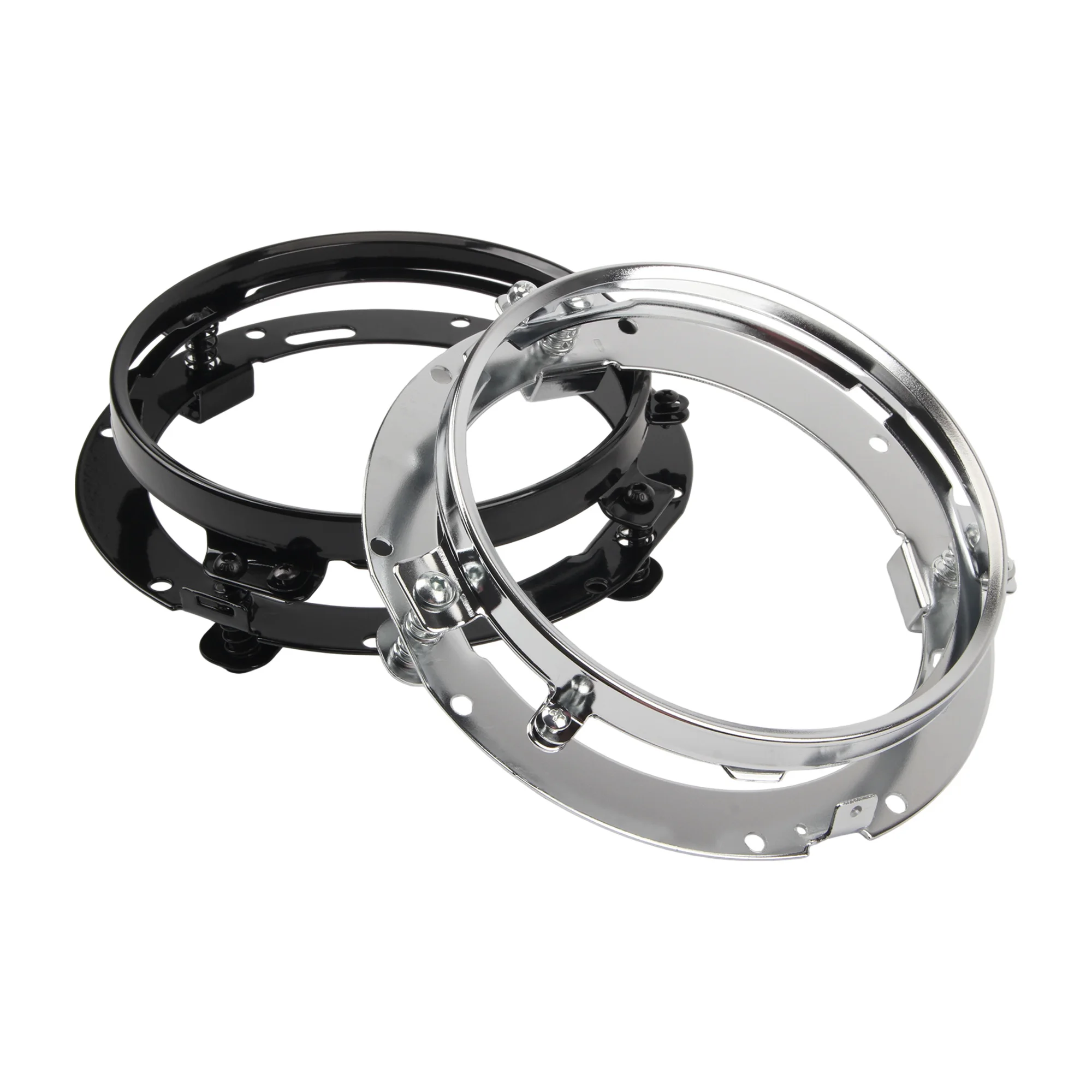 7 Zoll Runder LED-Scheinwerfer-Montagehalterungsring-Adapter für Harley Motorrad Jeep Wrangler Suzuki Samurai Scheinwerfer Modifiziert – Detail 24