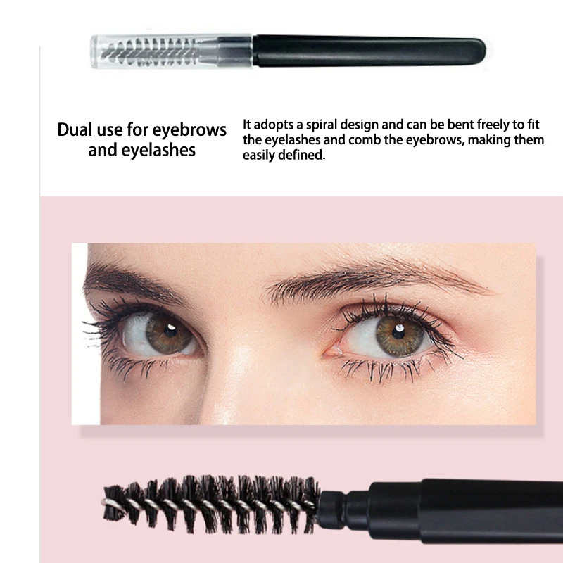 1 Stuks Mascara Stok Eye Lash Borstel Herbruikbare Lip Wimpers Borstels Wimper Extensie Make-Up Tools Met Deksel Accessoires Tools