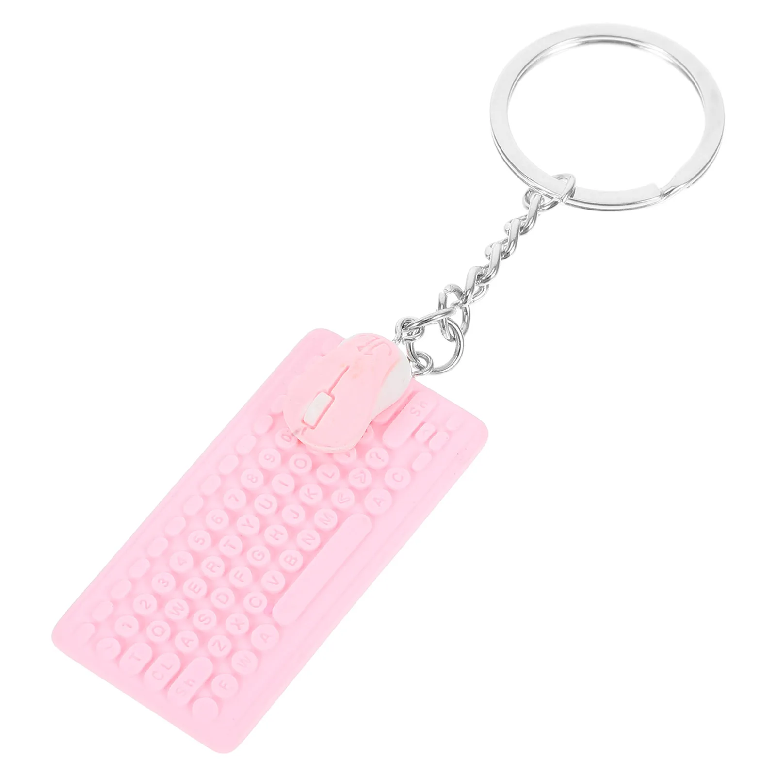 

Creative Tech Keychain Mini Keyboard Mouse Charm Cute Mini Computer Accessory Durable Portable Bag Charm For Backpacks