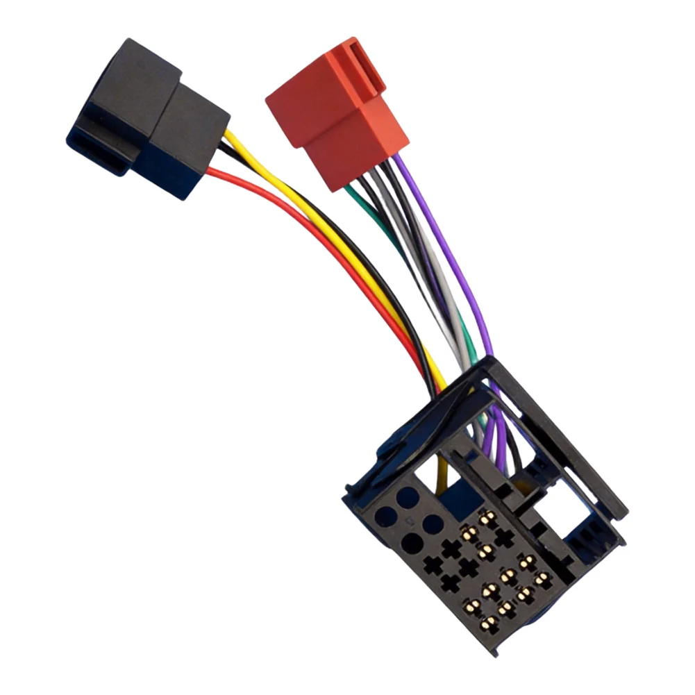 For RCD510 For RCD310 RCD Radio Connector Car Radio Adapter Radio Installation Black 12V Voltage Reliable Function