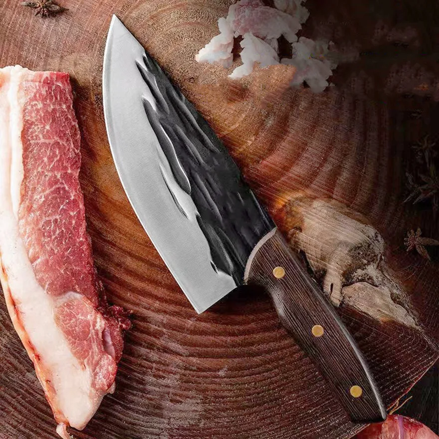 CHUN-High Carbon Kitchen Knife, conjuntos de facas de açougueiro, cortar e cortar faca, ferramentas de cozinha chinesa, 5Cr15mov