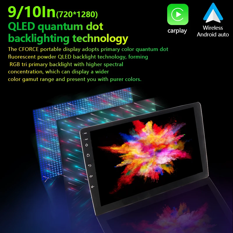 

Android 13/12 Car Radio 9/10Inch Touch Screen Autoradio Rearview Camera Multimedia Video Player GPS Wireless Carplay MP3 MP5