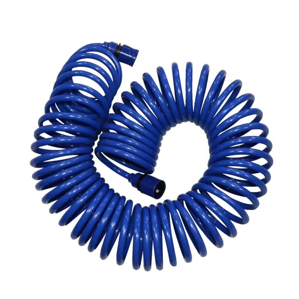 Blue Spring Tube With Joint Pneumatic Air Pump Spiral Air Compressor Garden Car Washing Hose High Pressure Tracheal Duct 10/15mm